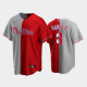 Men's Philadelphia Phillies Split Replica #3 Bryce Harper Gray-Red MLB Jersey