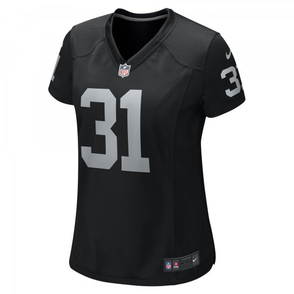 Women's Las Vegas Raiders Brandon Facyson Nike  Black Team Game Jersey