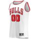 Youth Chicago Bulls  Fanatics White Fast Break Replica Custom Jersey - Association Edition