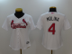 Women's St. Louis Cardinals #4 Yadier Molina White Cool Base Stitched MLB Jersey - For Monther's Day