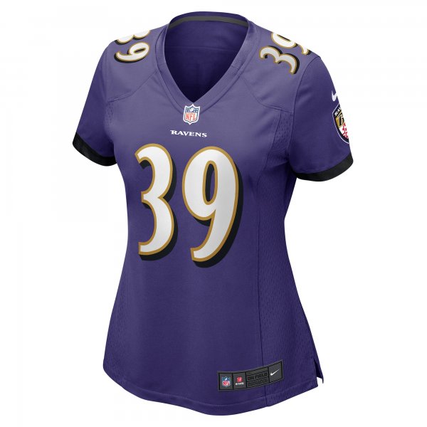 Women's Baltimore Ravens Duron Harmon Nike  Purple  Game Jersey