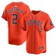 Men's Houston Astros Alex Bregman Nike Orange Alternate Limited Player Jersey