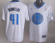 Men's Dallas Mavericks #41 Dirk Nowitzki White 2013 Christmas Day Swingman Stitched NBA Jersey