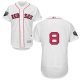 Boston Red Sox #8 Carl Yastrzemski White Flexbase Collection 2018 World Series Stitched MLB Jersey