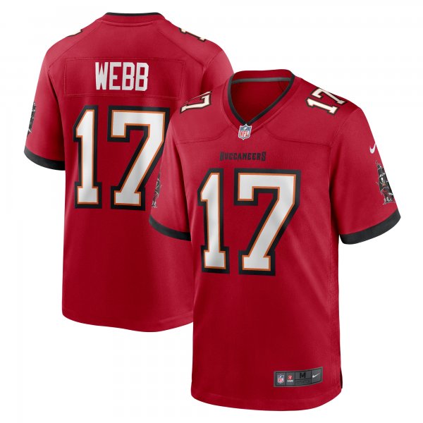 Men's Tampa Bay Buccaneers Raleigh Webb Nike  Red  Game Jersey