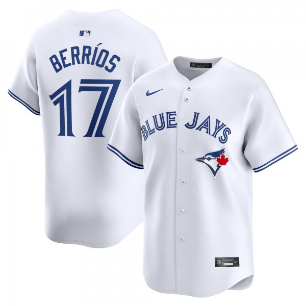 Men's Toronto Blue Jays #17 Jose Berrios Nike White Home Limited Player Jersey