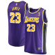 Youth Los Angeles Lakers LeBron James Fanatics Branded Purple 2020 NBA Finals Champions Fast Break Replica Jersey - Statement Edition