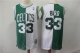 Men's Men's Nike Boston Celtics #33 GreenWhite Split Fashion Stitched NBA Jersey