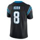 Men's Carolina Panthers Jaycee Horn Nike Black Vapor F.U.S.E. Limited Jersey