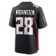 Men's Atlanta Falcons Carlos Washington Nike  Black  Game Jersey