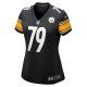 Women's Pittsburgh Steelers Renell Wren Nike  Black  Game Jersey