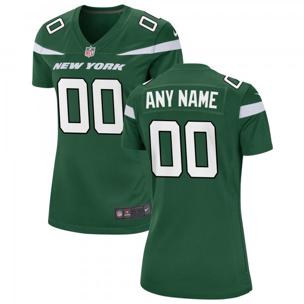 Women's Nike Gotham Green New York Jets Custom Game Jersey