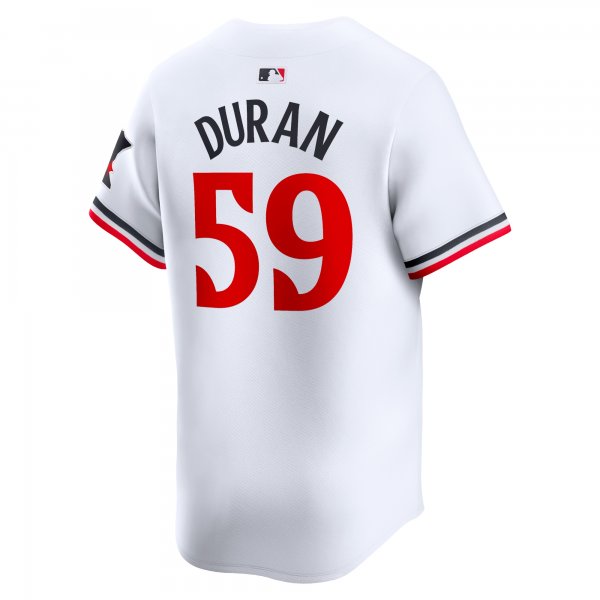 Men's Minnesota Twins Jhoan Duran Nike White Home Limited Player Jersey