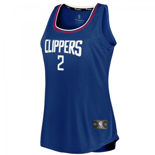 Women's LA Clippers Kawhi Leonard Fanatics Royal Fast Break Player Movement Jersey Tank Top