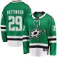 Men's Dallas Stars Jake Oettinger Fanatics Kelly Green Home Breakaway Player Jersey