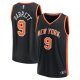 Men's New York Knicks RJ Barrett Fanatics Black Fastbreak Jersey - City Edition