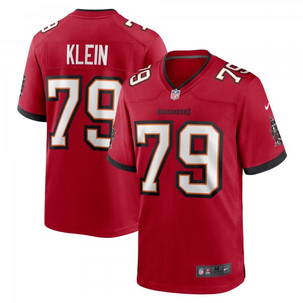 Men's Tampa Bay Buccaneers Elijah Klein Nike  Red  Game Jersey