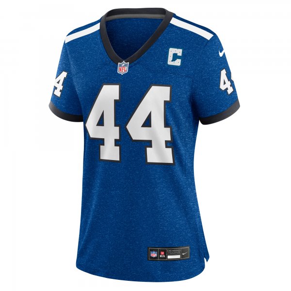 Women's Indianapolis Colts Zaire Franklin Nike Royal Indiana Nights Alternate Game Jersey