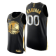 Men's Golden State Warriors #00 Jonathan Kuminga Black NBA Golden Edition Jersey