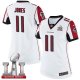 Nike Atlanta Falcons #11 Julio Jones White Super Bowl LI 51 Women's Stitched NFL Limited Jersey