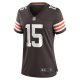 Women's Cleveland Browns Joe Flacco Nike Brown Game Player Jersey