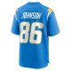 Men's Los Angeles Chargers Cornelius Johnson Nike  Powder Blue Team Game Jersey