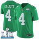 Men's Nike NFL Philadelphia Eagles #4 Jake Elliott Limited Green Rush Vapor Untouchable Super Bowl LII Jersey