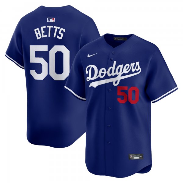 Men's Los Angeles Dodgers Mookie Betts Nike Royal Alternate Limited Player Jersey