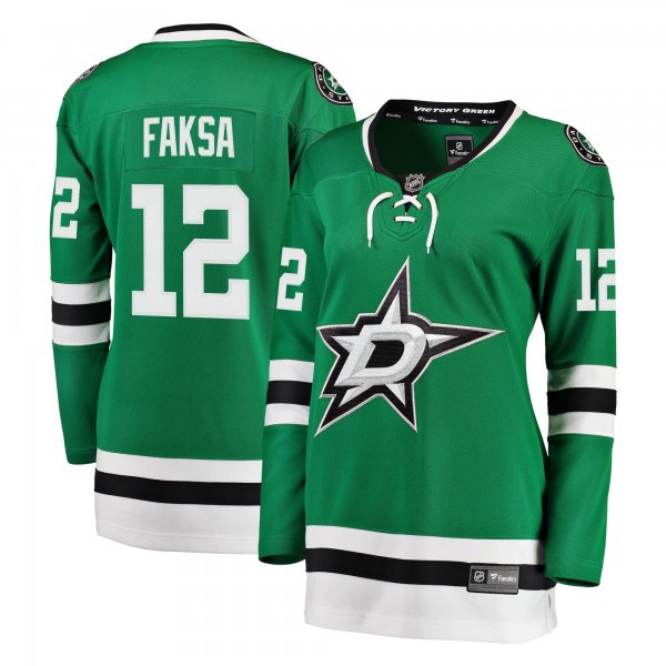 Women's Dallas Stars Radek Faksa Fanatics Kelly Green Breakaway Player Jersey