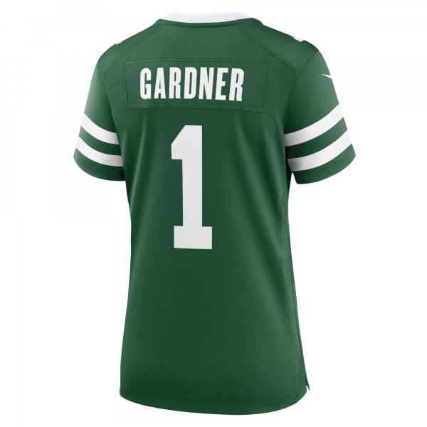 Women's New York Jets Ahmad Sauce Gardner Nike Legacy Green Game Jersey