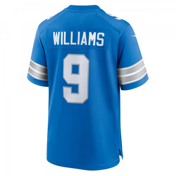 Men's Detroit Lions Jameson Williams Nike Blue Game Jersey