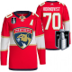 Men's Patric Hornqvist Florida Panthers 2022 Stanley Cup Playoffs Red #70 Jersey