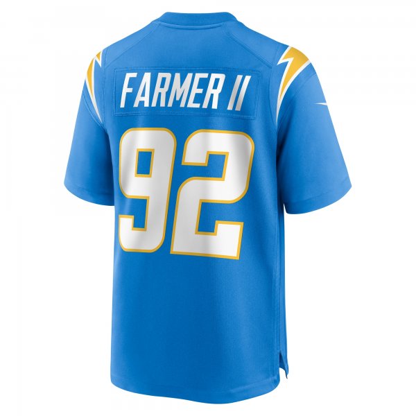 Men's Los Angeles Chargers Andrew Farmer Nike  Powder Blue Team Game Jersey