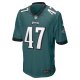 Men's Philadelphia Eagles Brandon Smith Nike Midnight Green  Game Jersey