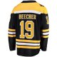 Men's Boston Bruins John Beecher Fanatics Black Home Premier Breakaway Player Jersey