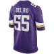 Men's Minnesota Vikings Jack Del Rio Nike Purple Game Retired Player Jersey