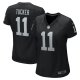 Women's Las Vegas Raiders Tre Tucker Nike  Black Team Game Jersey