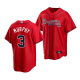 Men's Atlanta Braves #3 Owen Murphy 2022 MLB Draft Jersey Red Alternate