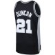 Men's San Antonio Spurs Tim Duncan Mitchell & Ness Black 1998/99 Big & Tall Hardwood Classics Swingman Jersey