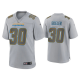 Men's Los Angeles Chargers Austin Ekeler Gray Atmosphere Fashion Game Jersey