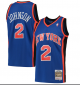 Men's New York Knicks #2 Larry Johnson Mitchell & Ness Blue NBA Classics Swingman Jersey