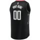 Men's Houston Rockets Fanatics Black Fast Break Replica Custom Jersey - Statement Edition