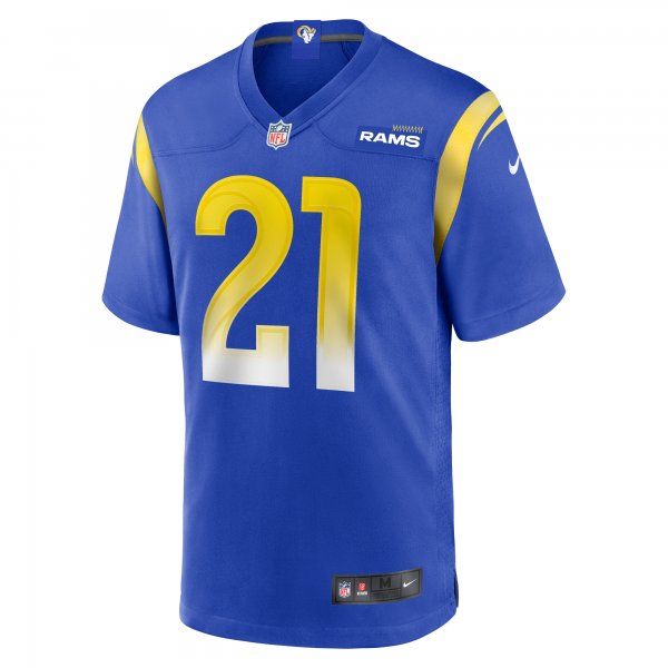 Men's Los Angeles Rams Zach Evans Nike Royal Home Game Jersey