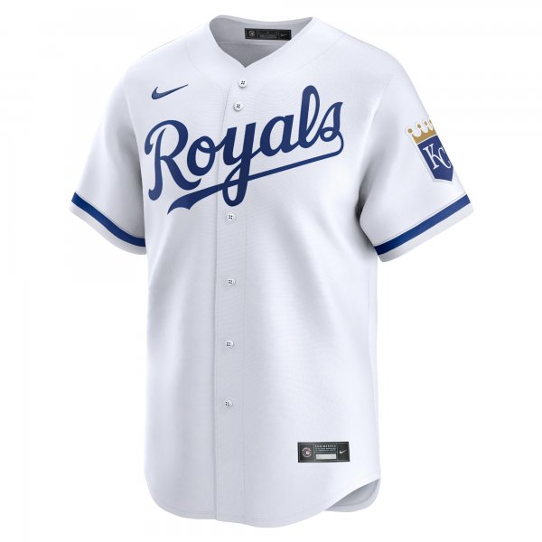 Youth Kansas City Royals Nike White Home Limited Jersey