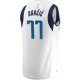 Men's Dallas Mavericks Luka DonÃÂiÃÂ Fanatics White Fast Break Replica Player Jersey - Association Edition