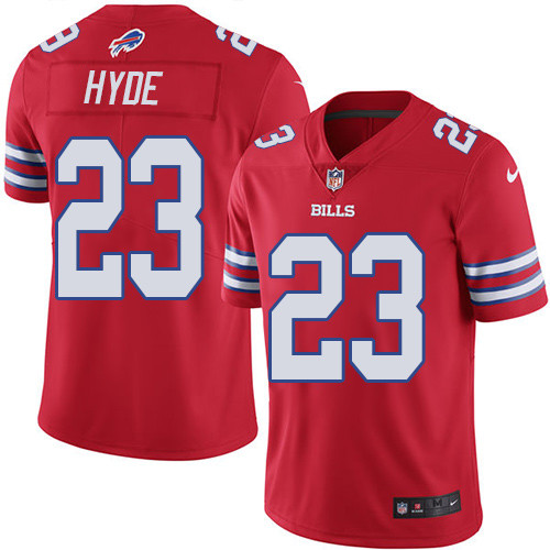 Youth Nike Buffalo Bills #23 Micah Hyde Limited Red Rush Vapor Untouchable NFL Jersey