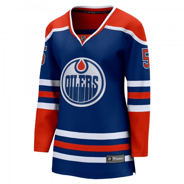 Women's Edmonton Oilers Cody Ceci Fanatics Royal Home Breakaway Player Jersey