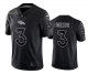 Men's Denver Broncos #3 Russell Wilson Nike Black Player Reflective Limited NFL Jersey