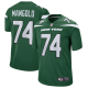 Men's Nike New York Jets #74 Nick Mangold Gotham Green NFL Limited Retired Player Jersey