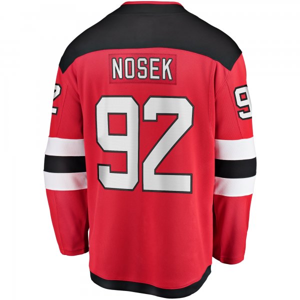 Men's New Jersey Devils Tomas Nosek Fanatics Red Home Breakaway Jersey